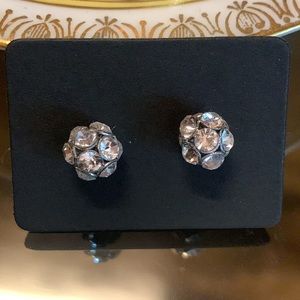 Crystal Ball Cluster Stud Earrings